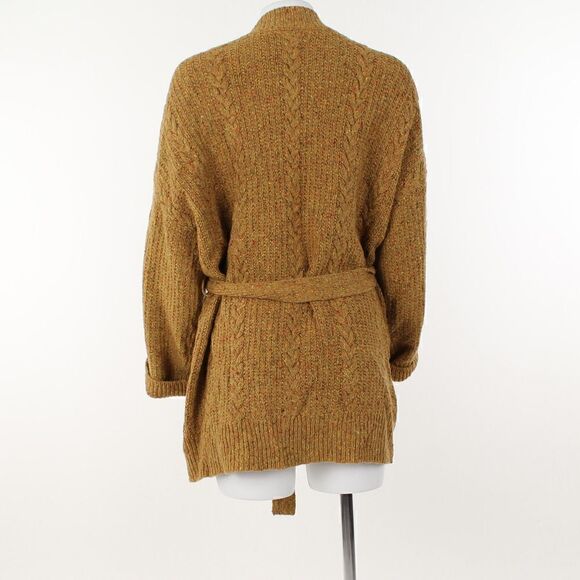 Whistles Oversized Cable Knit Wool Blend Cardigan - Picture 4 of 5